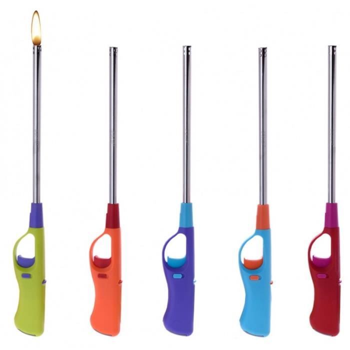 Chalumeau Avec Verrouillage De Sécurité, Briquet Rechargeable Au Butane