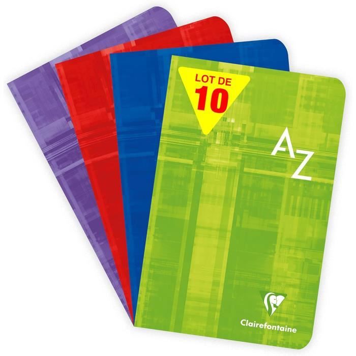 Carnet spirale Conquérant 9 x 14 cm petits carreaux 100 pages sur