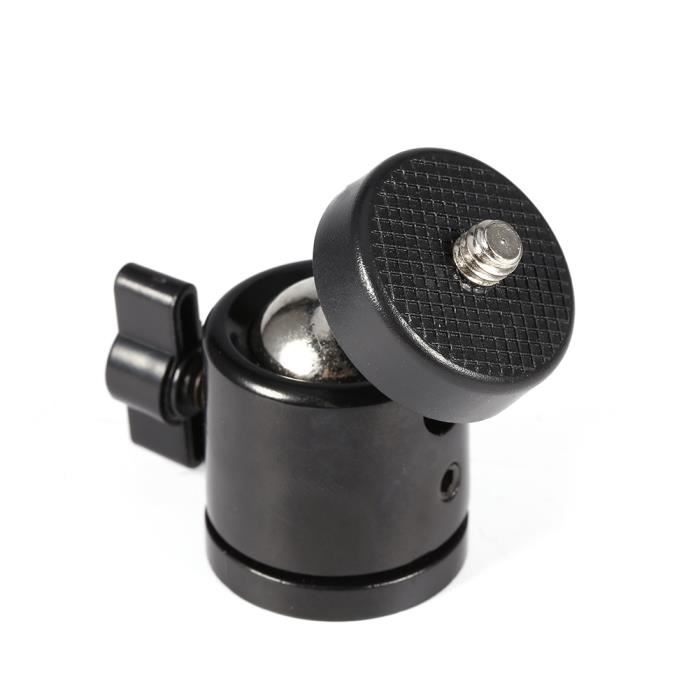 Support Rotation 360 Rotule à Boule Pour Trépied Appareil Photo - Rotation 360° - Base 1/4 - Support Accessoires Adaptateur 1/4 Trepied Support Rotation 360 Rotule à Boule Pour Trépied Appareil Photo - Rotation 360° - Base 1/4 - Support Accessoires Adaptateur 1/4 Trepied