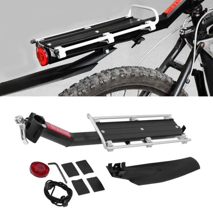Alliage d'aluminium VTT vélo siège arrière bagages étagère porte-bagages accessoire de cyclisme-FAS