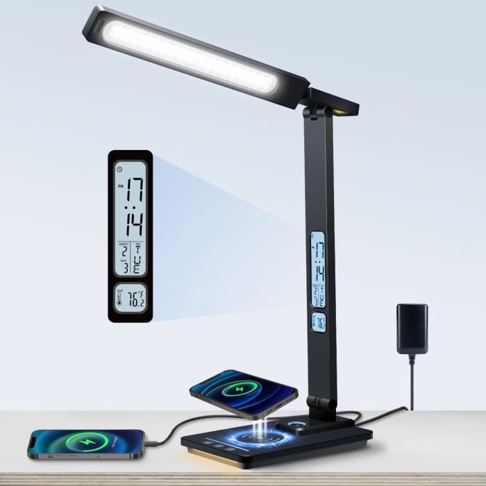 Lampe De Bureau LED Avec Chargeur USB Et Interrupteur Tactile (modèle WD102) - Blanc
