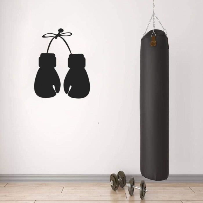 Autocollant Mural Gym "OPEN 24/7 NO EXCUSES" - Vinyle Haute Qualité 58x35.5cm - Motivant Pour Salle De Sport Maison