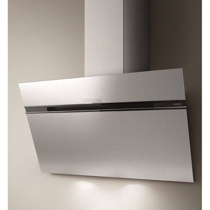 Hotte décorative inclinée Elica Stripe IX/A/90/LX - Inox - 735m3/h