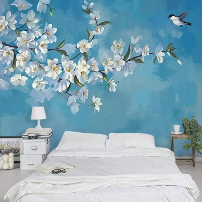 Papier peint Plumes 3D Papier Peint Photo peinture murale Décoration