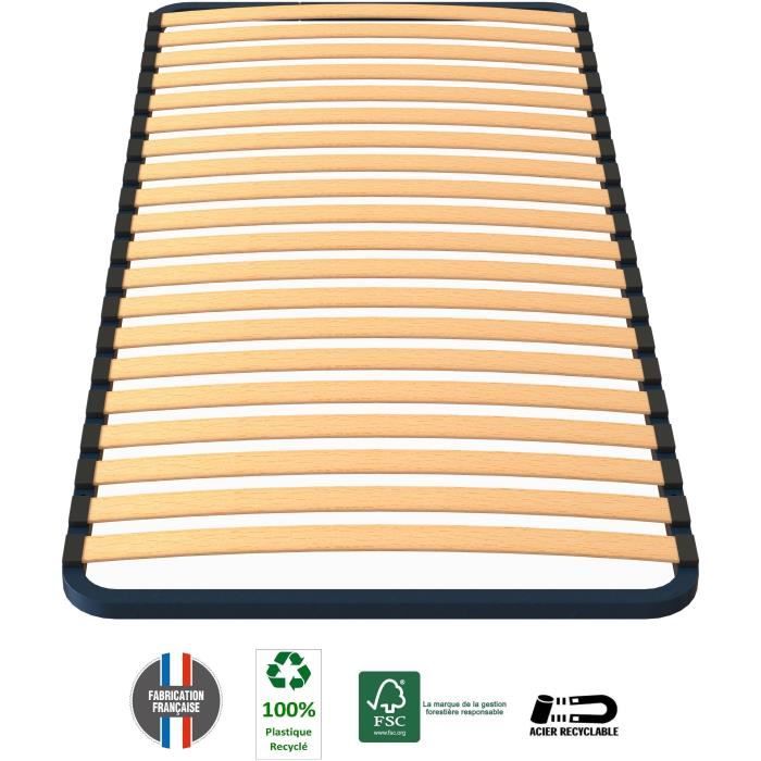 SEDAC Sommier 90 x 200 - Acier bleu nuit - Loysa - Achat / Vente sommier -  Cdiscount