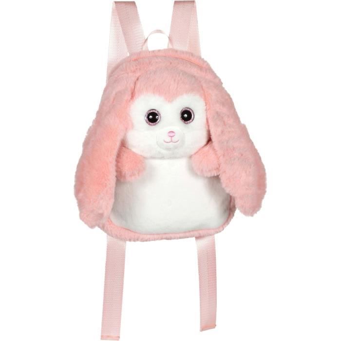 Fluffy Bag GIPSY TOYS Sac à dos en peluche Lapin et 30 cm - vue 2
