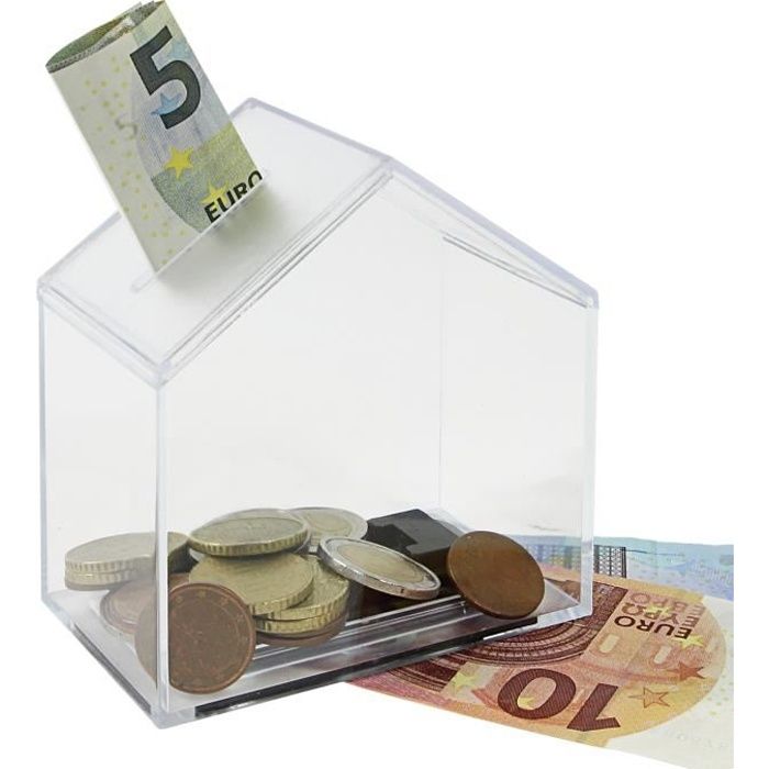 Hmf 47720 Tirelire Boite A Donation Boite D Action Sous Forme D Une Maison Acrylique 11 X 10 X 6 Cm Achat Vente Tirelire Cdiscount