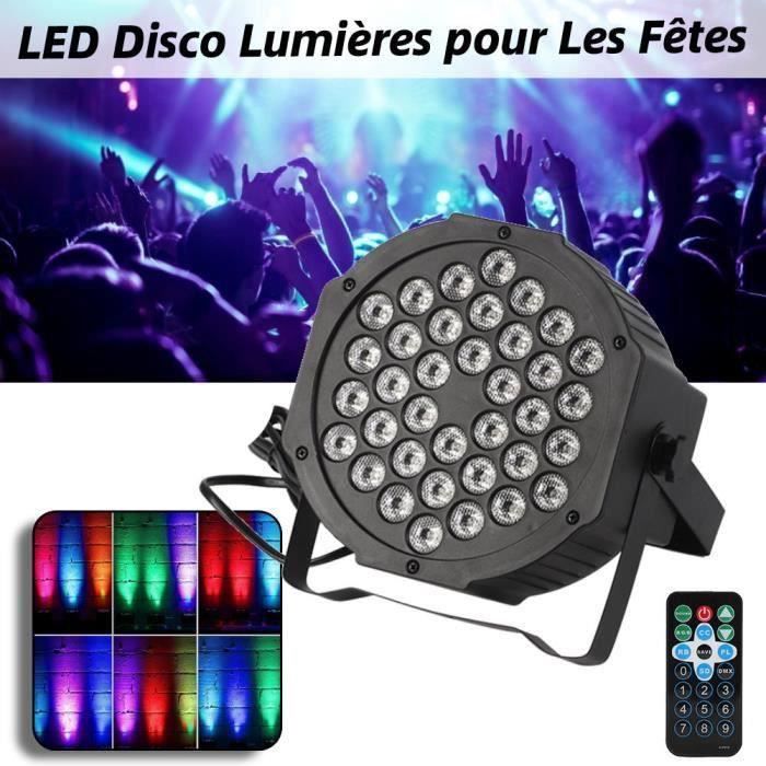 Lampe Tête Mobile LED 7x10W RGBW 4-en-1 – Mini Projecteur Scène Avec Télécommande, Effets DJ Dynamiques Pour Fêtes, Bars, KTV, Mariages
