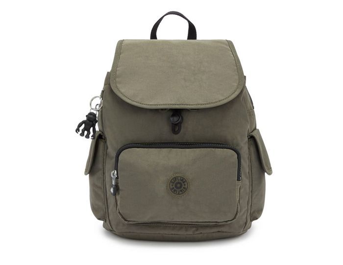 kipling Basic Eyes Wide Open City Pack S Backpack S Green Moss [120002] - sac à dos sac a dos