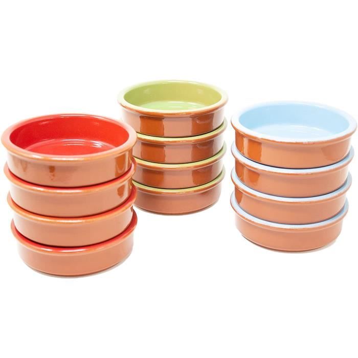 Lot De 6 Coupes à Champagne Multicolores + 4 Bols De Rangement En Verre - NEUF