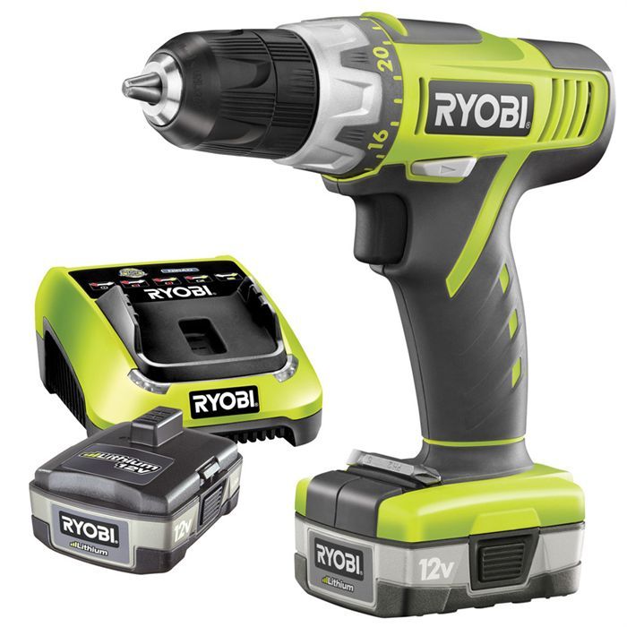 RYOBI Perceuse visseuse LSDT1202 2x12V Lithium Cdiscount Bricolage