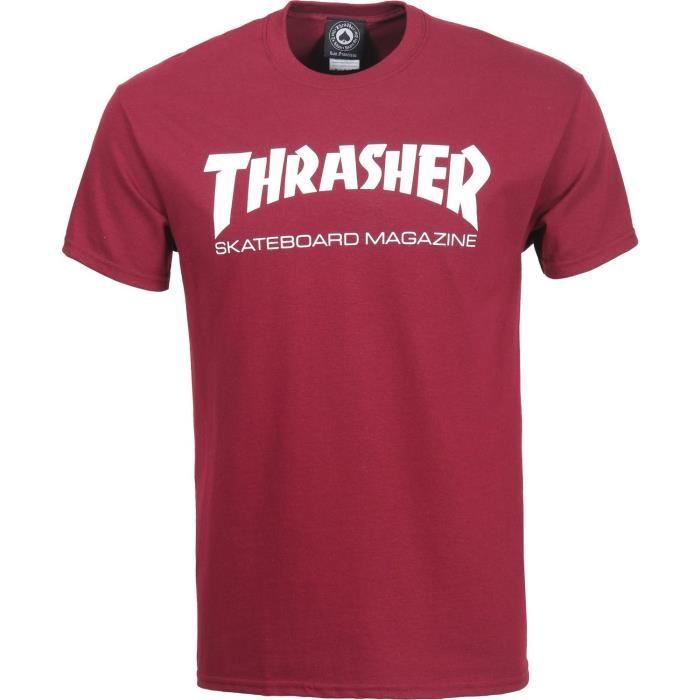 T Shirt Thrasher Bordeaux Shop, 59% OFF | www.colegiogamarra.com