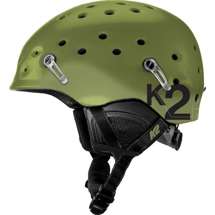 Casque De Ski/snow K2 Route Military Homme - Vert - Clips De Phare