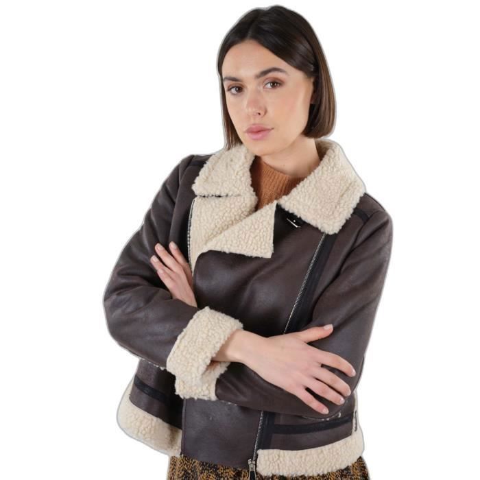 Veste femme Deeluxe Mailan Brown Cdiscount Pr t Porter