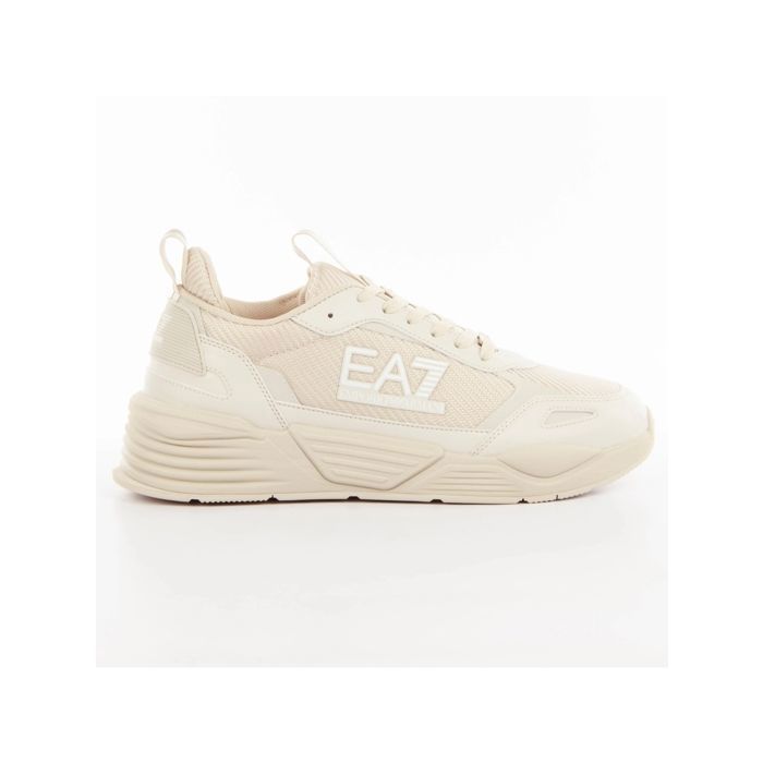 EA7 Sneakers dessus mesh - Ea7 - Homme - Beige - Lacets - Plat