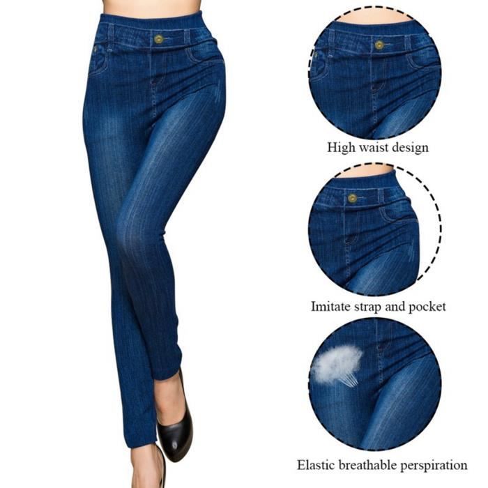 legging imitation jean