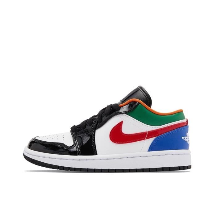 Basket Air Jordan 1 Low Multi-Color Black Toe (W) pour hommes et femmes -  CZ4776-101 Blanc - Cdiscount Chaussures