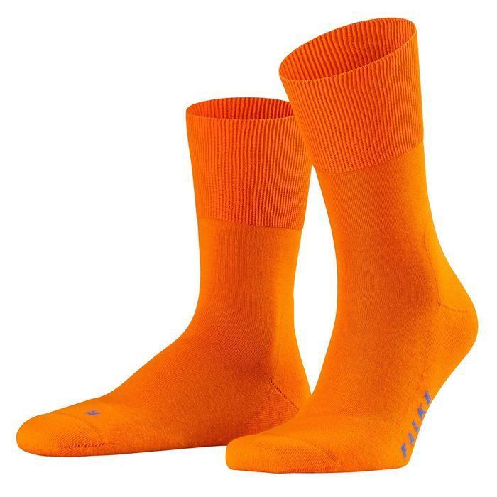 Falke Chaussettes Mixte uni,Paquet de 1,Run SO Orange