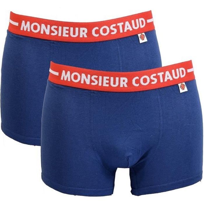 Boxer Homme humoristique MONSIEUR MADAME Ultra confort Pack de 2