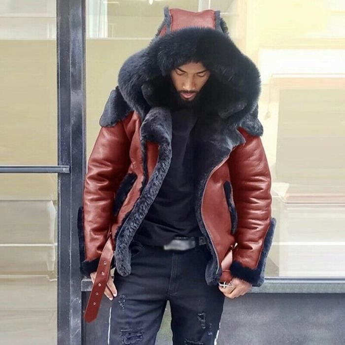 Veste fourrure shop et cuir