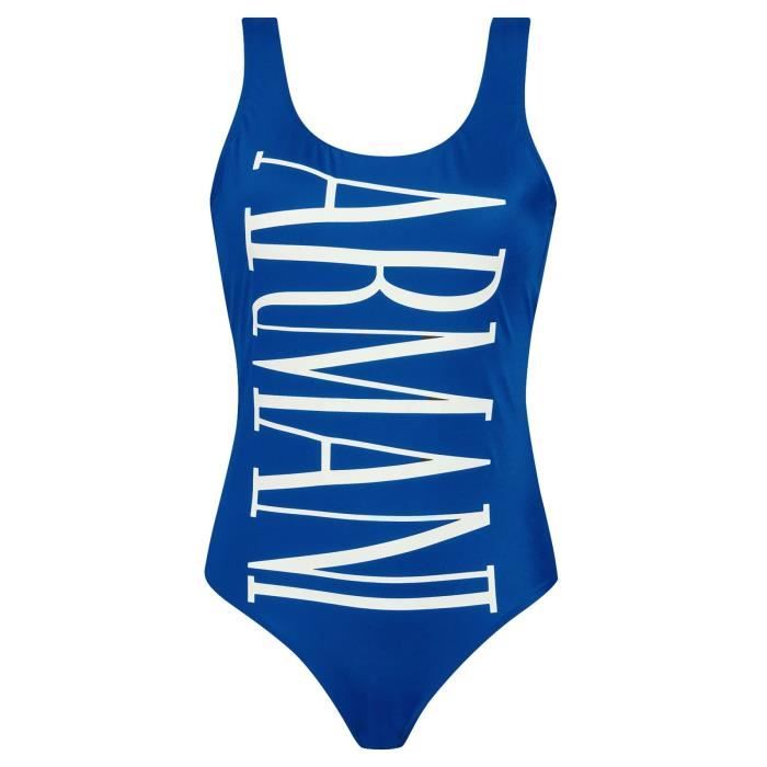 Maillot de bain iconique Emporio armani Femme Bleu Cdiscount