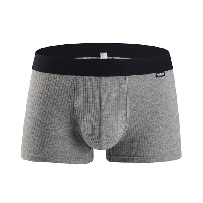 Boxer Absorbant Homme, Culottes D'incontinence Lavables En Coton Pour Homme Avec Coussinet