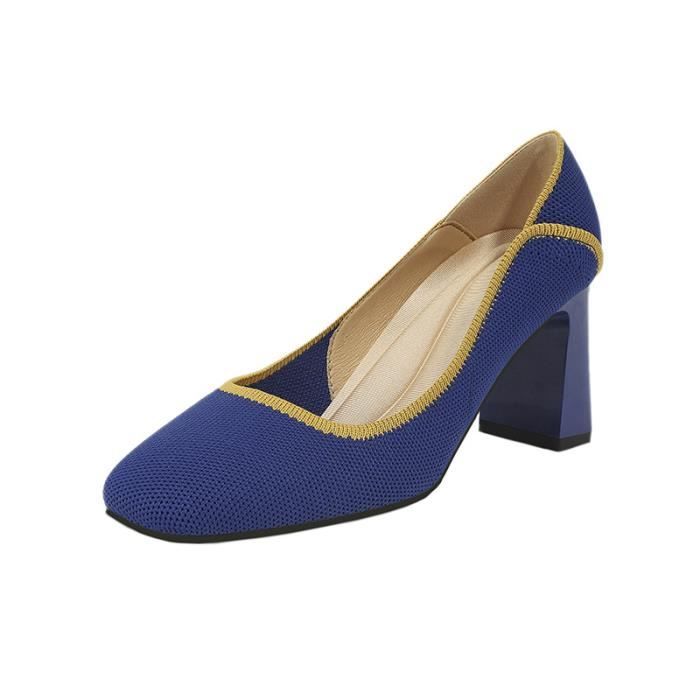 Escarpin bout discount carre