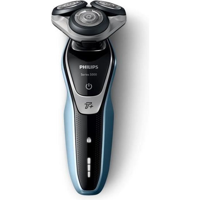 PHILIPS S5530/08 Rasoir électrique Série 5000 + tondeuse de précision 100 étanche gris