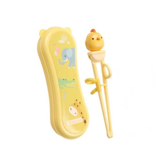 1 Paire De Baguettes De Formation D Apprentissage Pratique De Dessin Anime Durable Avec Boite Pour Ustensiles Repas Bebe Cdiscount Puericulture Eveil Bebe