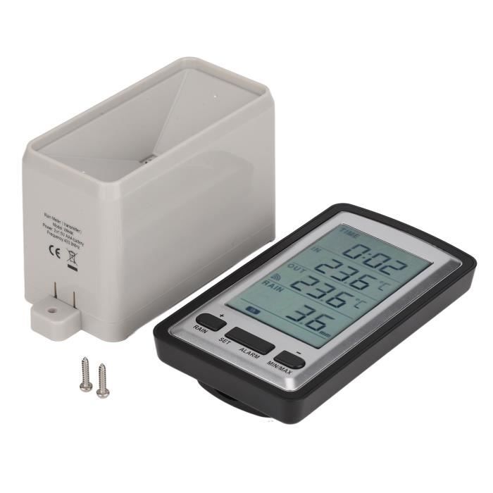 Kit ClickUp! Pluviomètre GARDENA - Mesurez Les Précipitations En 24h Avec Support Balcon - Pratique Et Robuste