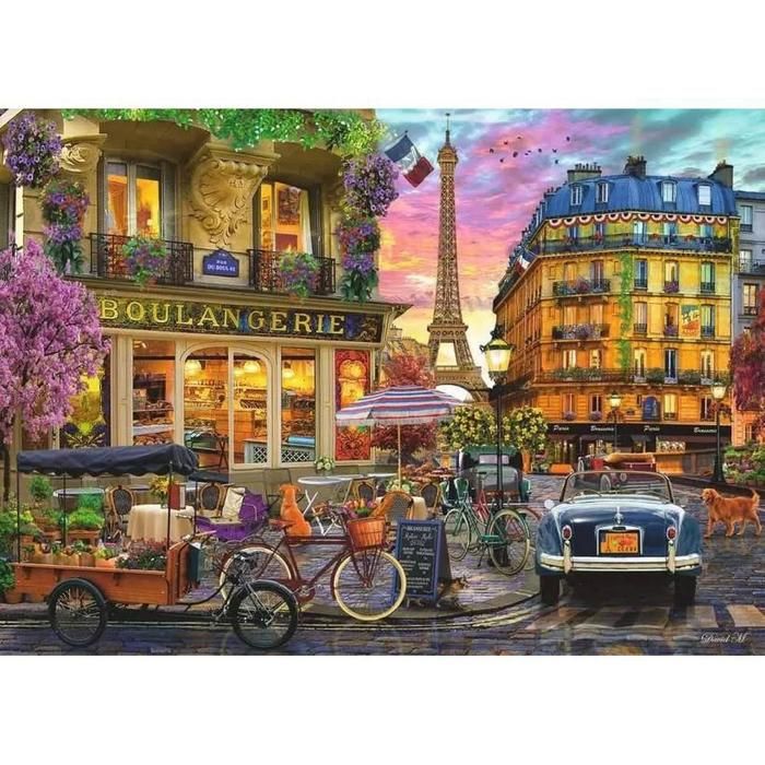 Puzzle 1000 pièces - RAVENSBURGER - Les premières lueurs de Paris - 70 x 50 cm - Multicolore - Pour adultes