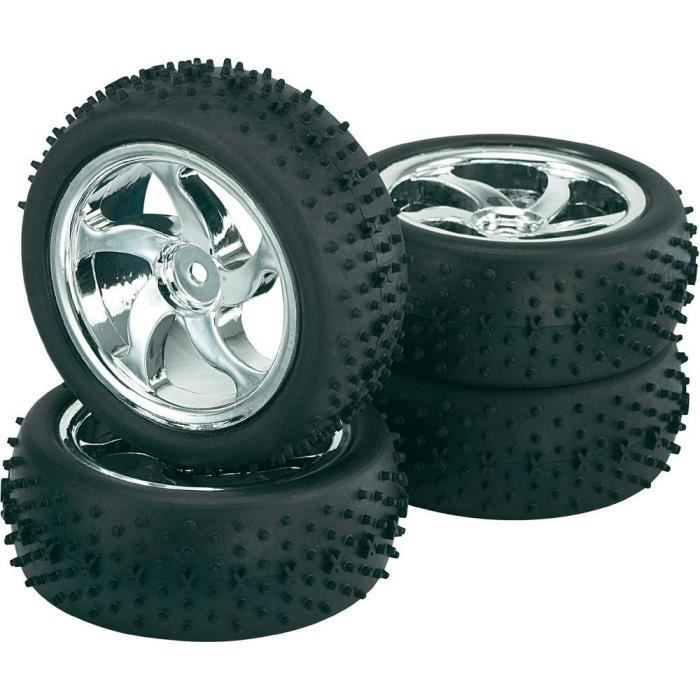 Roues complètes Crossline rough Pin pour Buggy Absima 2520018 disque Roues complètes Crossline rough Pin pour Buggy Absima 2520018 disque