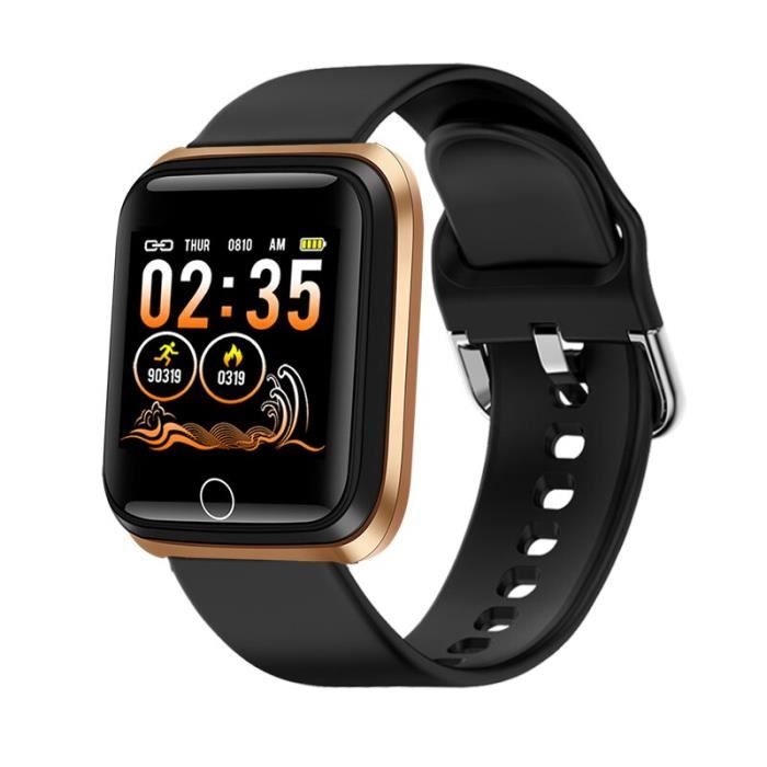 Montre TIMEURE Podomètre étanche 50 M – Sans Appli, Rétroéclairage EL, Bracelet Réglable – Pour Fitness Et Seniors