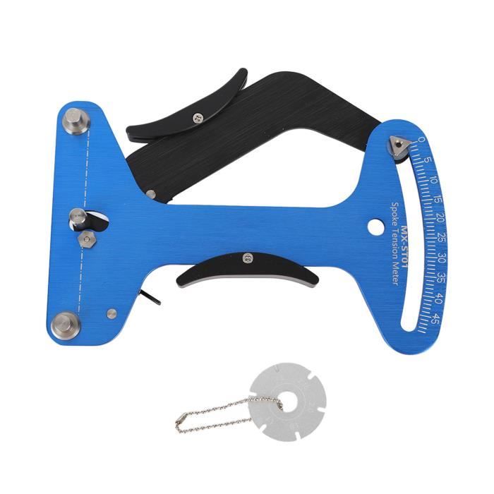 Tensiomètre à Rayons De Vélo – Outil Compact En Alliage Bleu