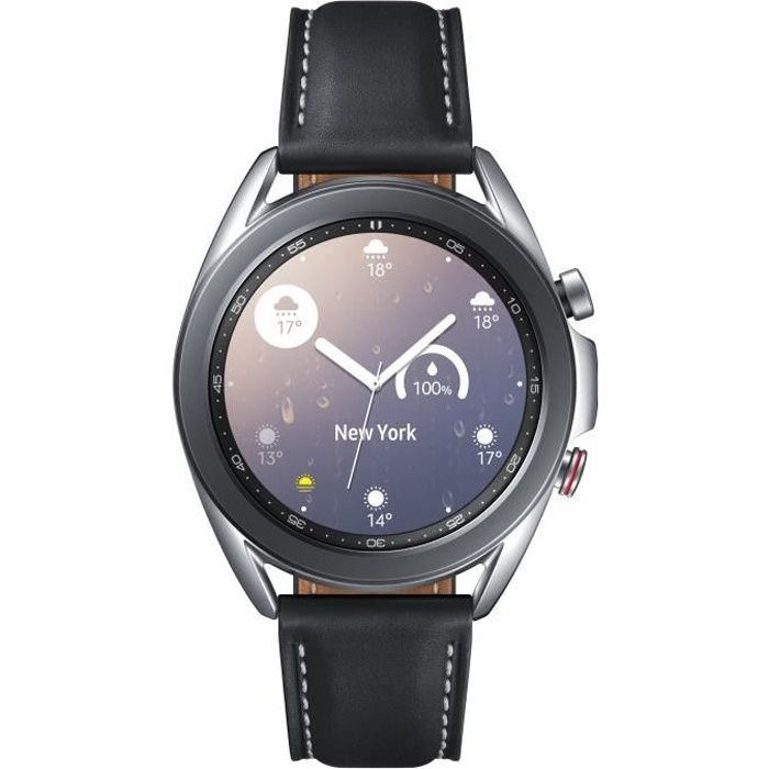 Samsung Galaxy Watch3 41 mm 4G Silver Cdiscount Téléphonie