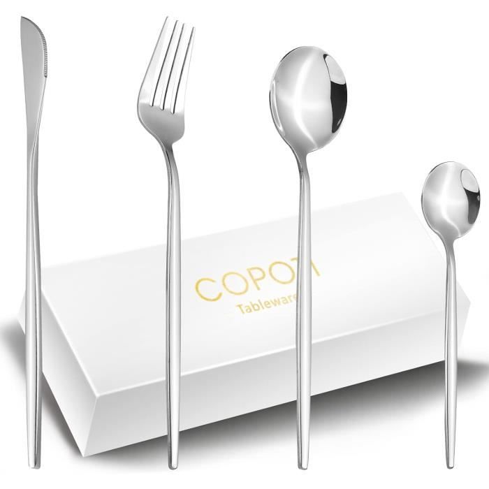 Duo, Blanc - Set de 5 couverts de table