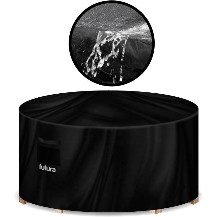 Bâche de Protection - YYV - Cuve 1000L IBC - Noir - Tissu 420D Anti-UV Bâche de Protection - YYV - Cuve 1000L IBC - Noir - Tissu 420D Anti-UV
