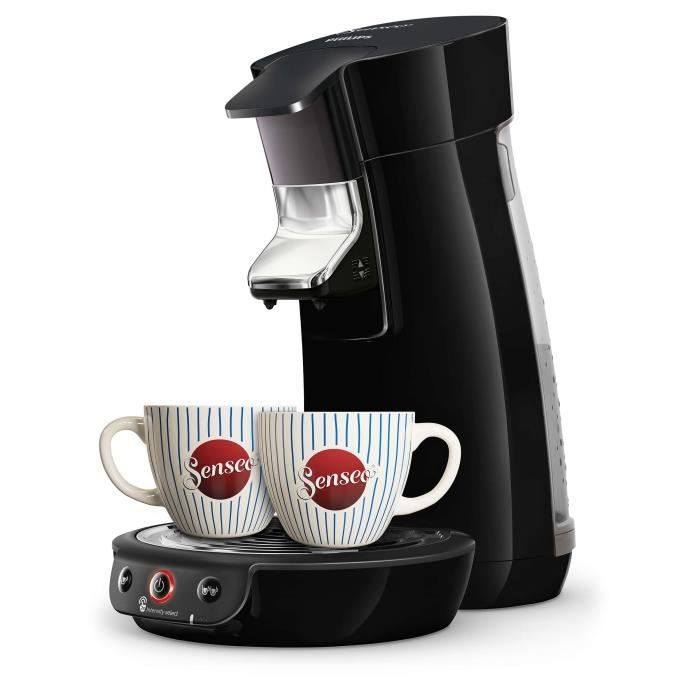 Machine à café dosettes PHILIPS SENSEO Viva HD6563/63 - Noir - 2 tasses - 6  mois de détartrant inclus - Cdiscount Electroménager
