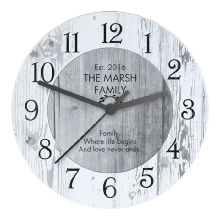 Horloge Murale Vintage Horloge A Quartz En Bois Grande Horloge Murale De Cuisine En Bois Chic Minable Nouvelle Decoration De La Achat Vente Horloge Pendule Soldes Sur Cdiscount
