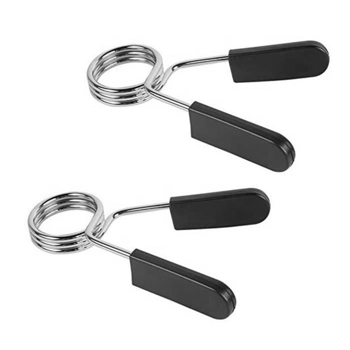 4 Pinces à Ressort 28mm Pour Haltères Et Barres - Huybaa - Sécurisation Disques Musculation, Fitness - 7