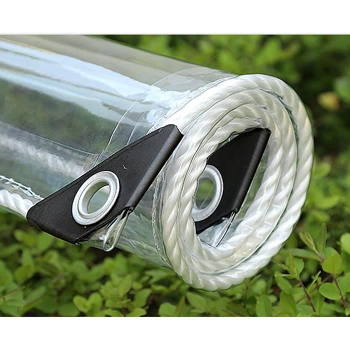 Bâche Étanche Avec Oeillets, Bâche Transparente Imperméable, Bâche