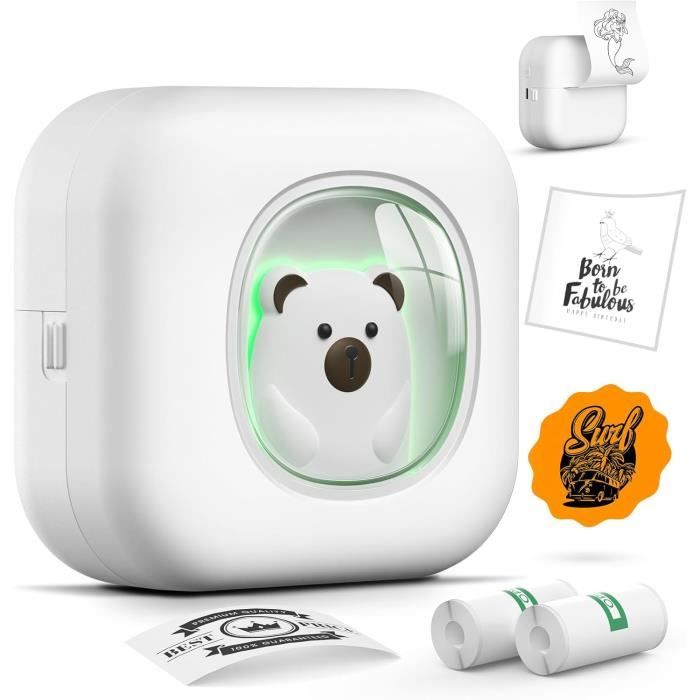 Imprimante Étiquettes Bluetooth Lovcoyo - Mini Étiqueteuse Thermique Pour Rangement Maison/Bureau