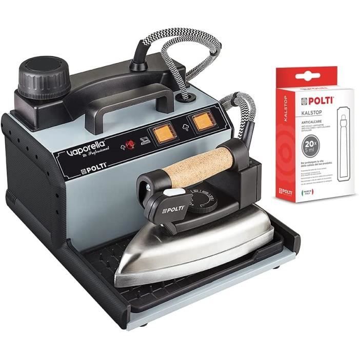 Fer à Repasser Vapeur Polti Vaporella Quick Q080 - Puissance 2600W - Semelle Céramique - Réservoir 300ml - Noir Et Blanc - 5