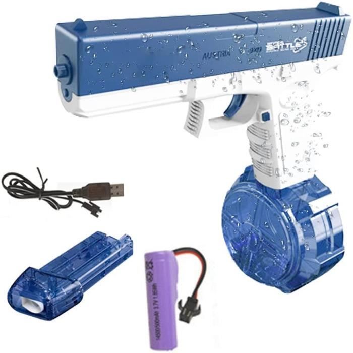 Pistolet à Eau Électrique Automatique Puissant - Batterie Rechargeable Pour Enfants Et Adultes