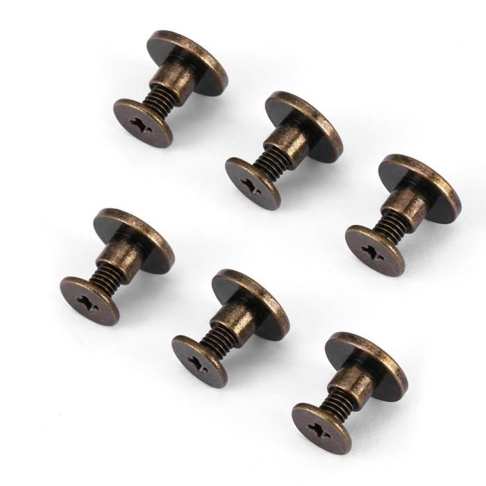 20 Rivets En Cuivre Tête Ronde – 6x20mm – Novara Metalli – Neuf