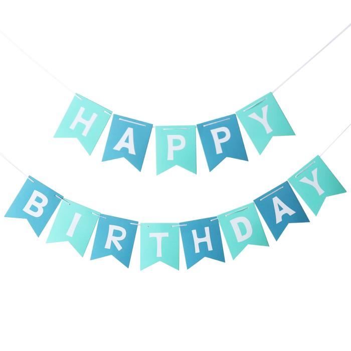Joyeux Anniversaire Banniere Chic Blanc Et Bleu Decorations De Fete Versatile Belle Banderille Drapeau Guirlande Achat Vente Banderole Banniere Cdiscount Joyeux Anniversaire Banniere Chic Blanc Et Bleu Decorations De Fete Versatile Belle Banderille Drapeau Guirlande Achat Vente Banderole Banniere Cdiscount