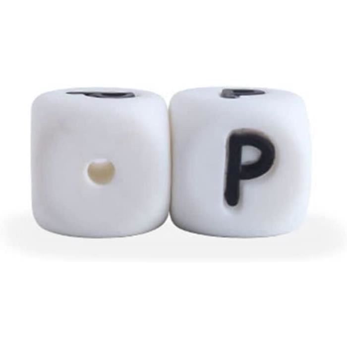 Perles Alphabet 400 Pièces - Lettres A à Z Colorées, Pour DIY Collier, Bracelet, Pendentif, Taille ~12.5x9mm - 11