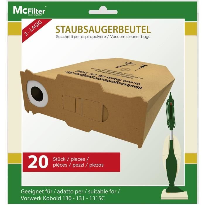 10 Sacs à Poussière McFilter Pour Aspirateur Kärcher SE 4001, SE 4002 – Type KA 32, 3 Couches