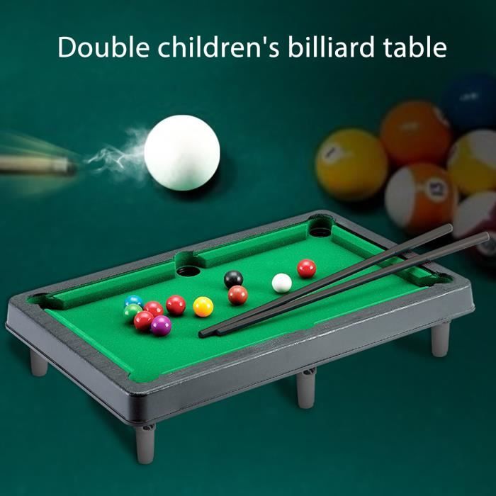 Mini jeu de billard de table Mini Table de Billard Simulation Interactive Jeu de Billard