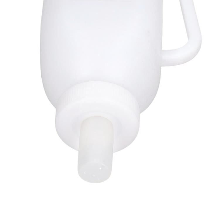 Biberon 2L Pour Chèvres, Veaux & Agneaux - Tétine Silicone Alimentaire - Poignée Ergonomique - Polypropylène Durable